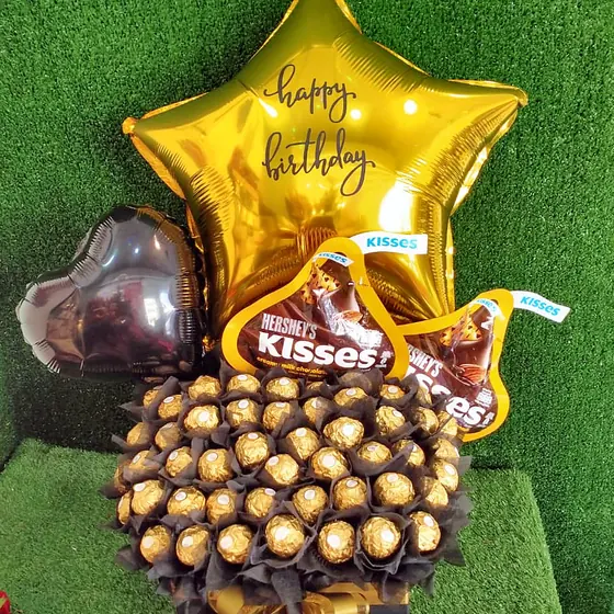 Chocolate bouquets by ANGGUN Florist, photo 93