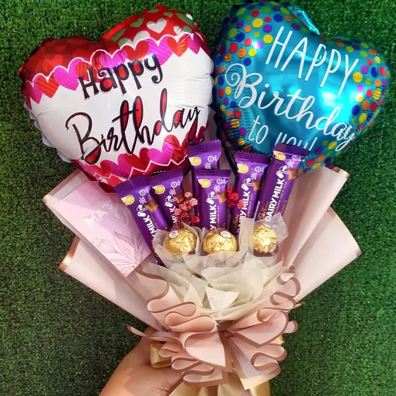 Chocolate bouquets by ANGGUN Florist, photo 99